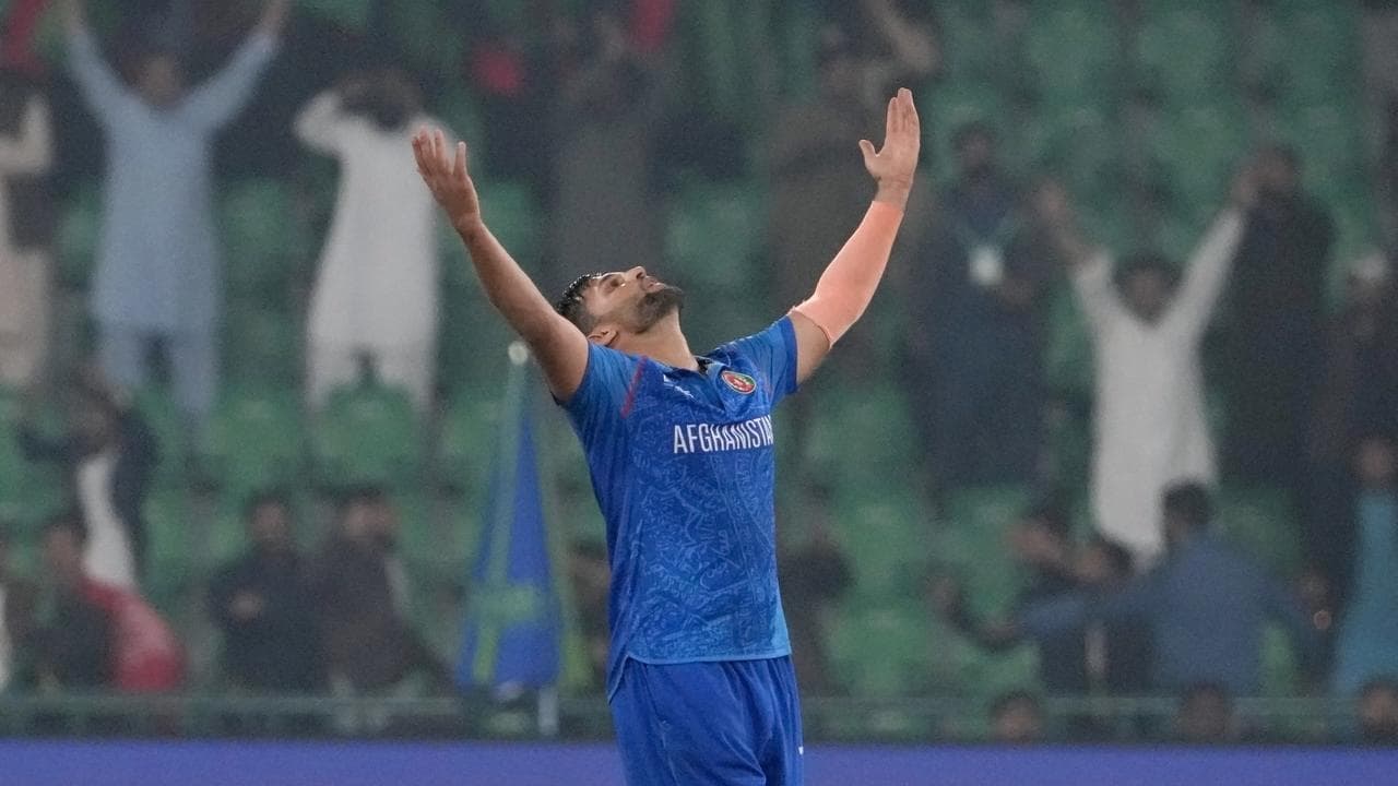 Afghanistan knock England out of Champions Trophy