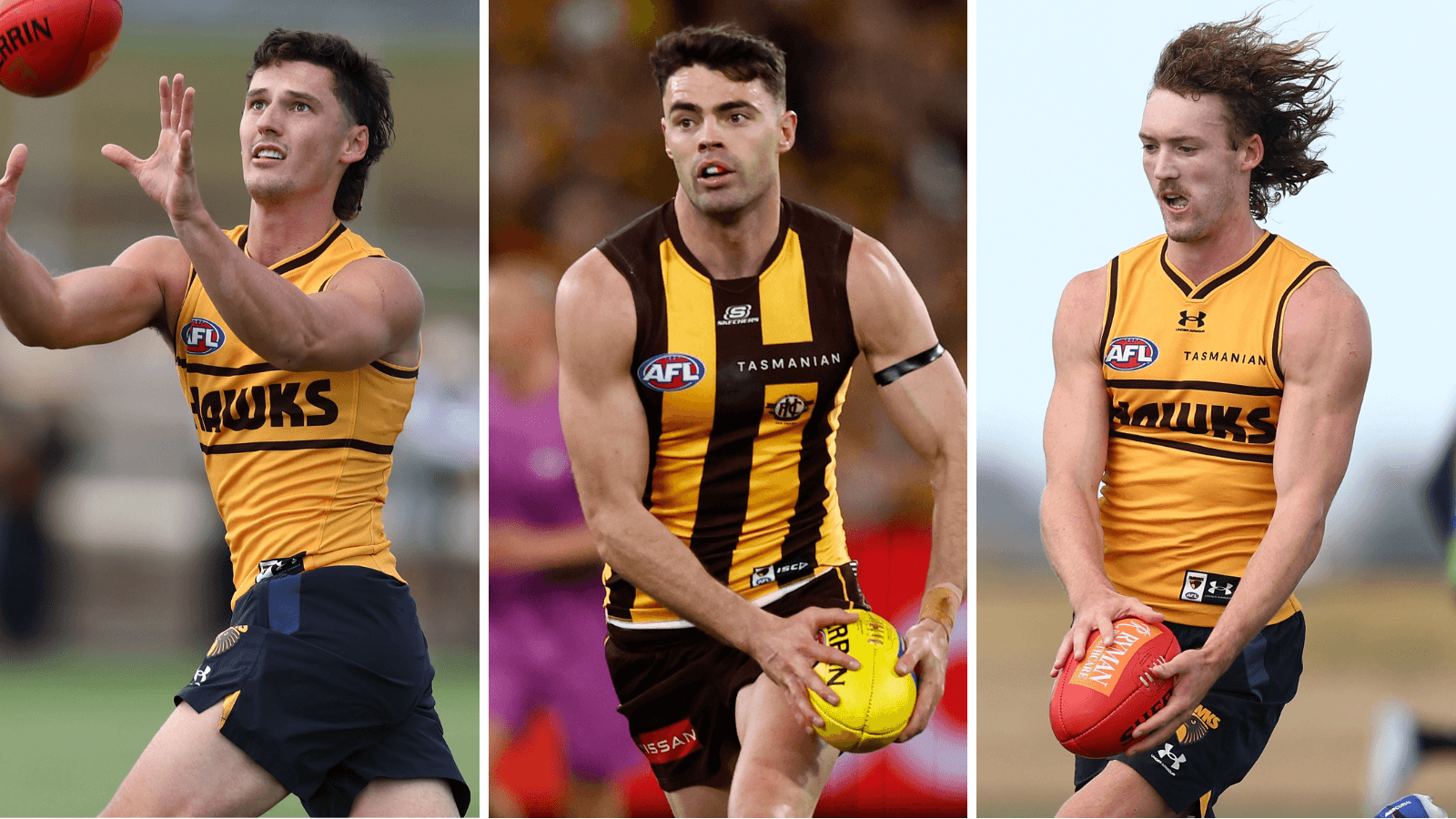 The Hawks forming a new-look midfield in 2026