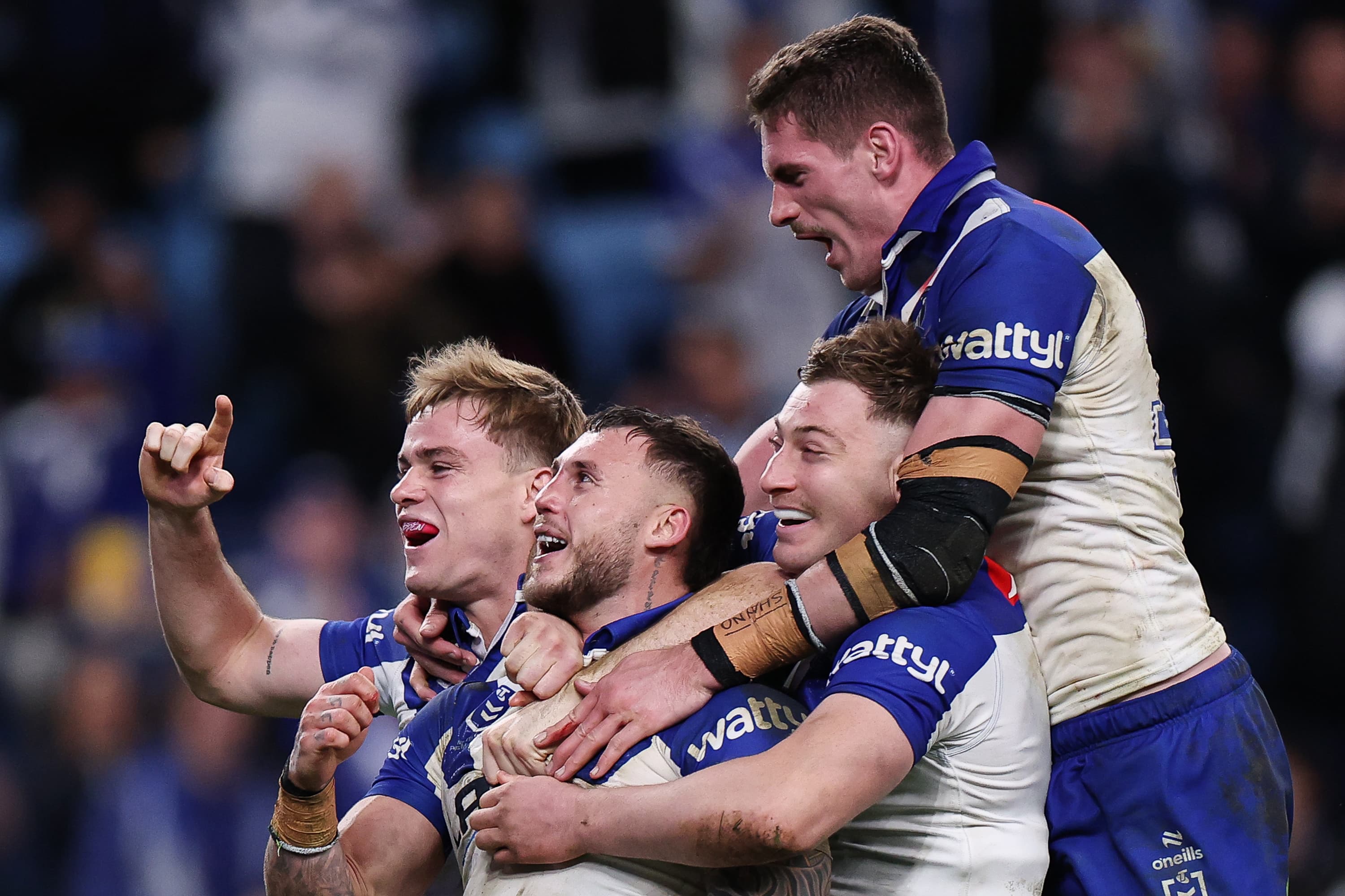 Bulldogs party like it’s 1995 as Olakau’atu’s season in doubt