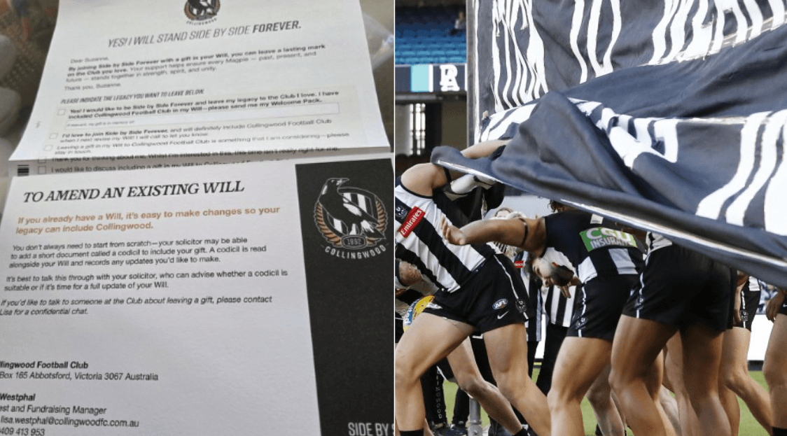 Collingwood slammed for morbid fan money-grab