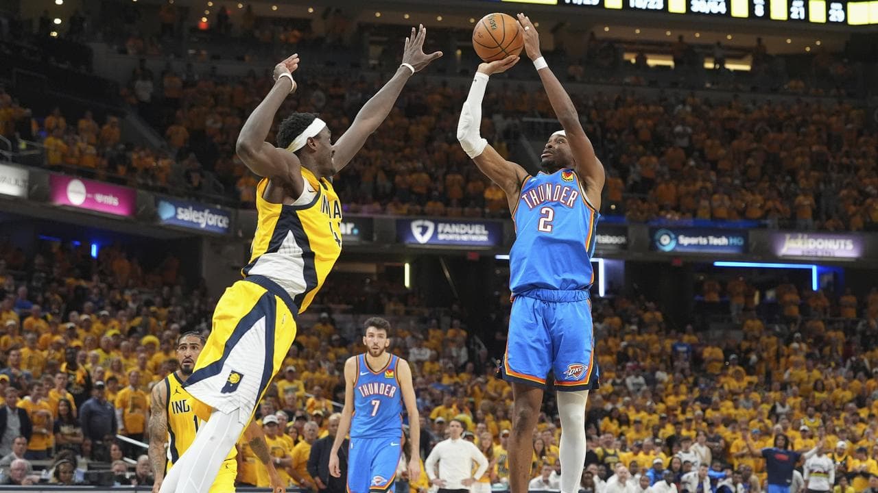 SGA goes wild as Thunder roar in NBA Finals