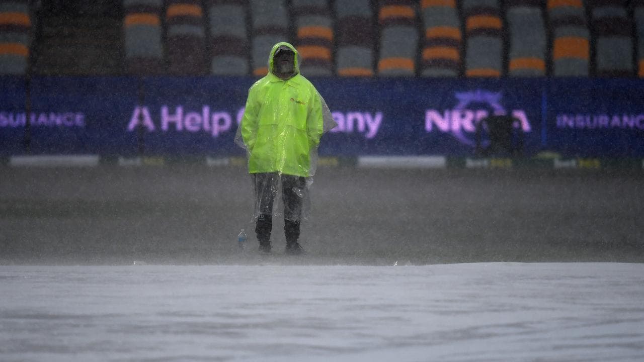 Brisbane rain could hurt Australia's series hopes