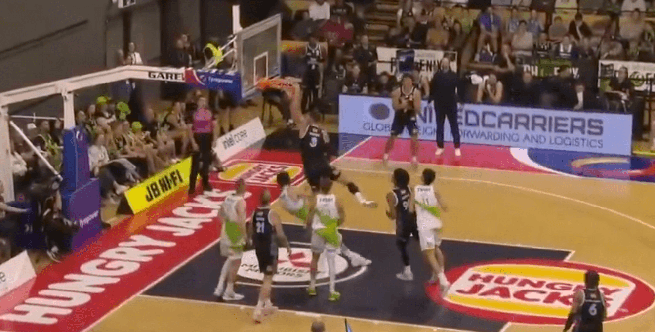 WATCH: NBA prospect produces NBL dunk of the year contender