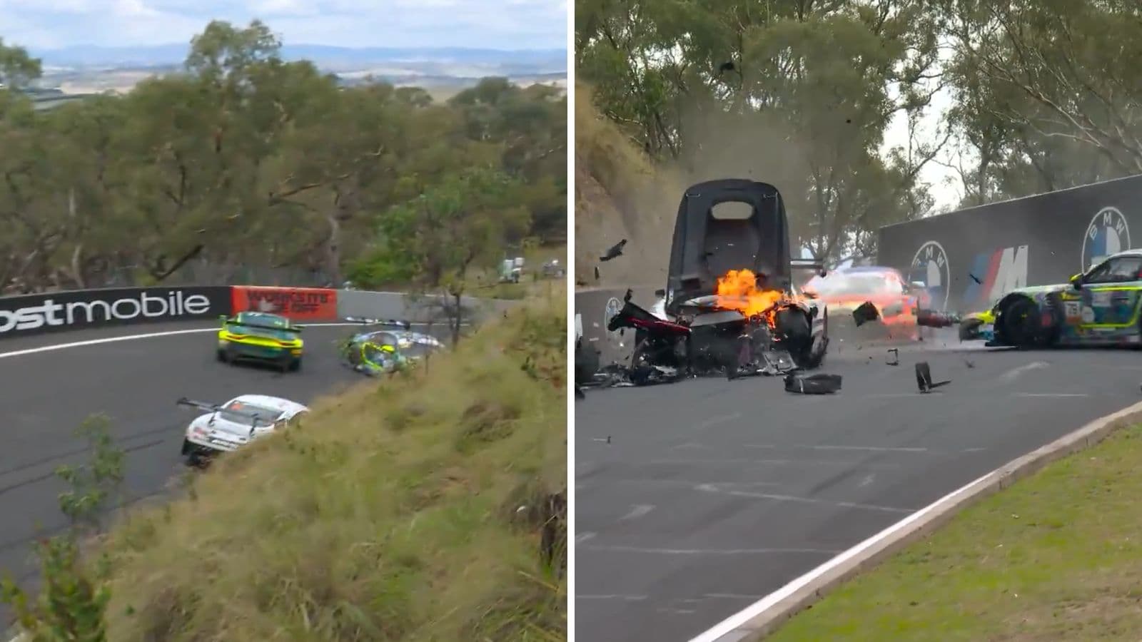 Red flag waved at Bathurst following significant crash