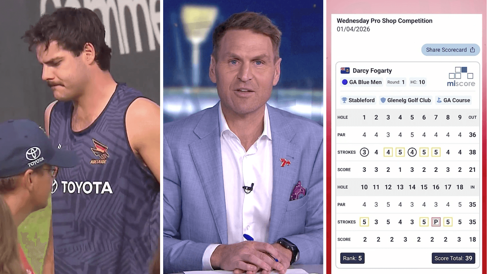 “What are you doing?”: Golfing Crow cops the wrath of Cornes