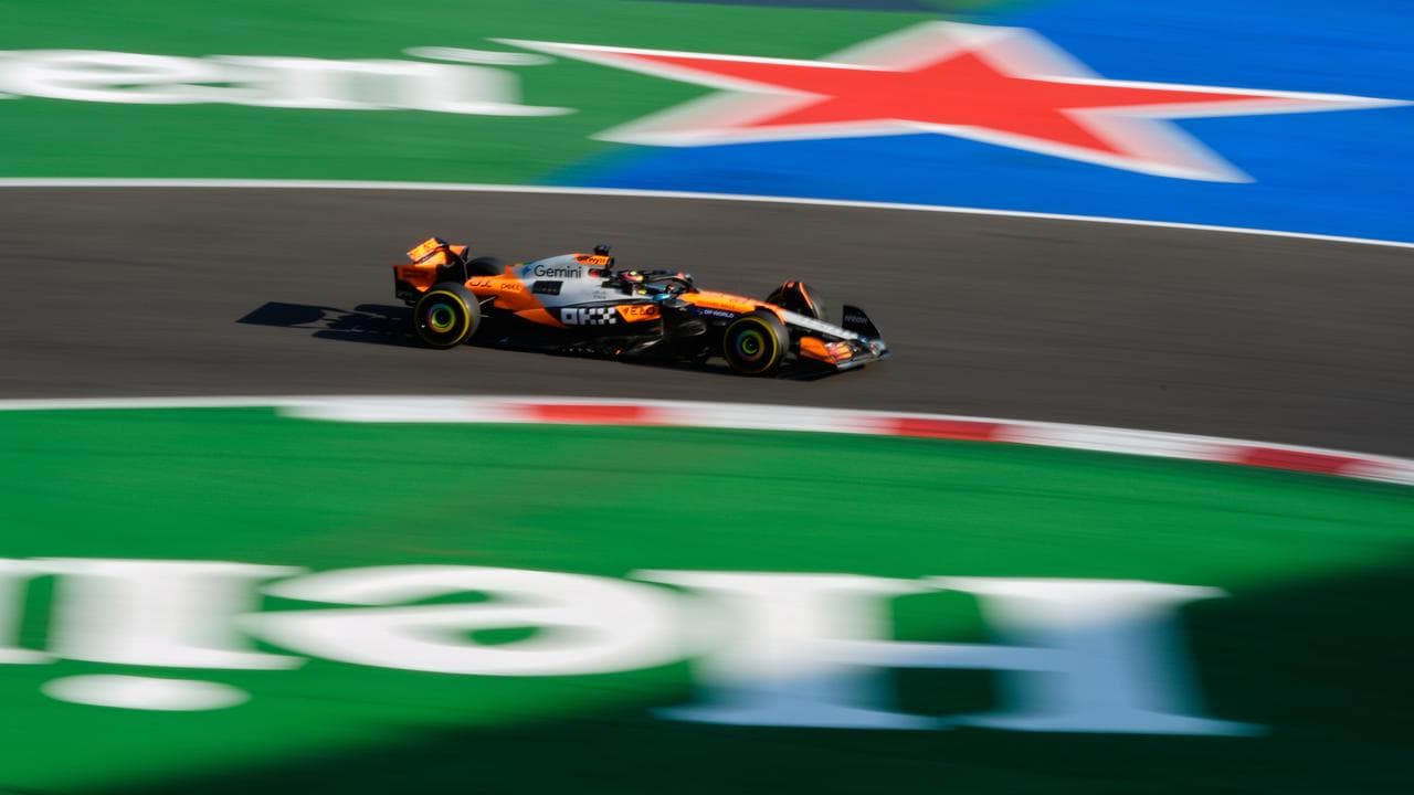 Piastri lagging in fifth after final practice in Mexico