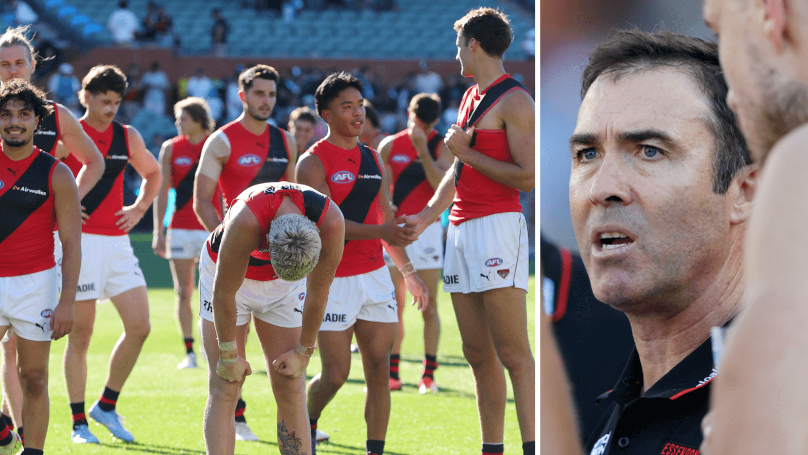 Swing the axe? Essendon urged to make strong selection statement