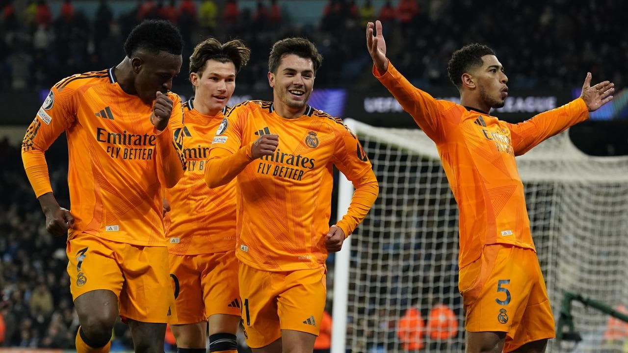 Real Madrid star Bellingham chimes in with late winner against Man City