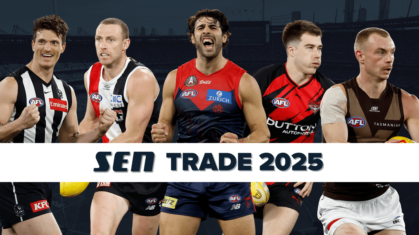 Trade live: Latest on Merrett, Petracca and big name moves