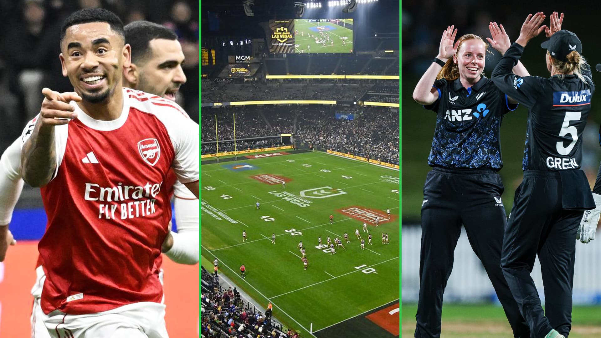 Live Sport Bible: NRL in Vegas, EPL, White Ferns headline stacked weekend