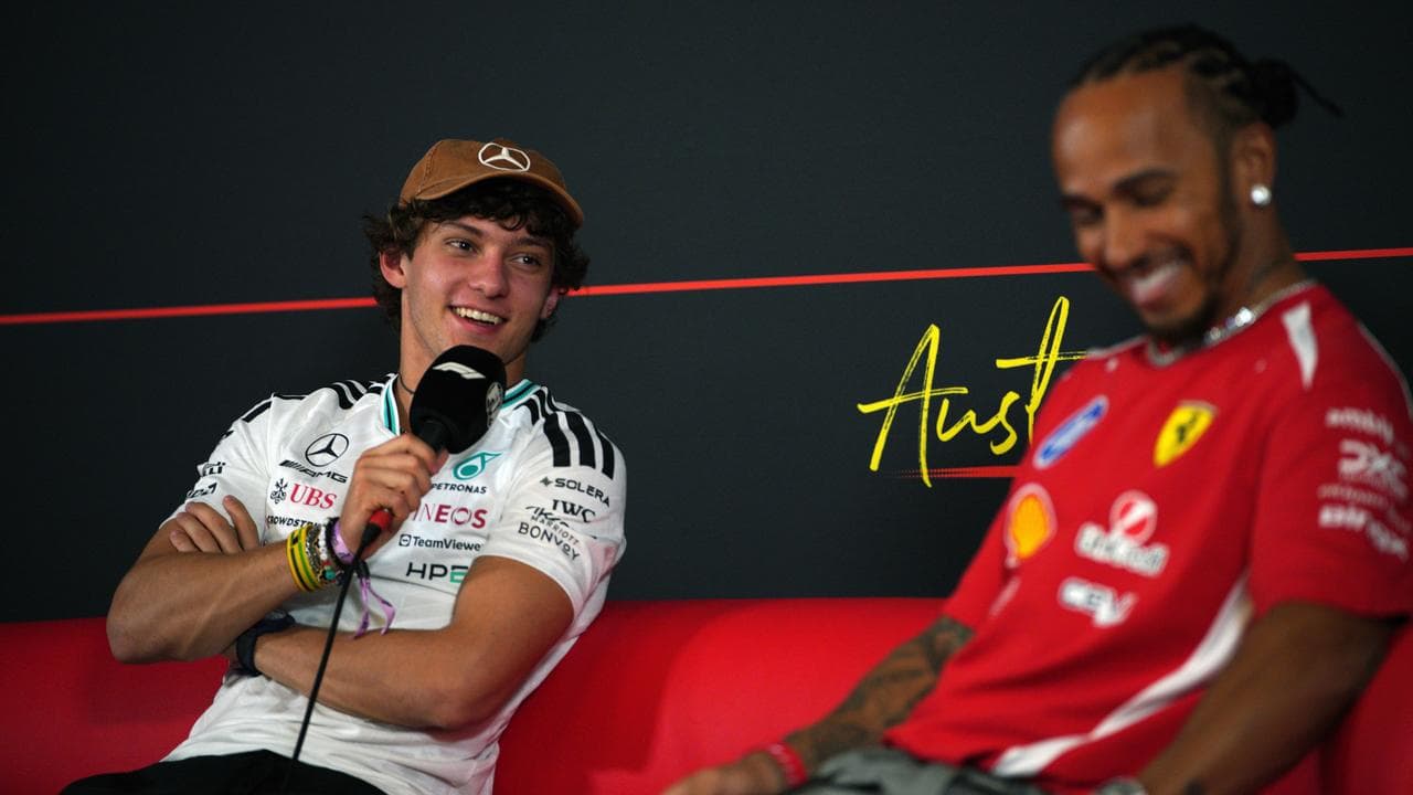 'Slow down': Hamilton jokes to F1 champion-in-waitingFerrari driver Lewis Hamilton