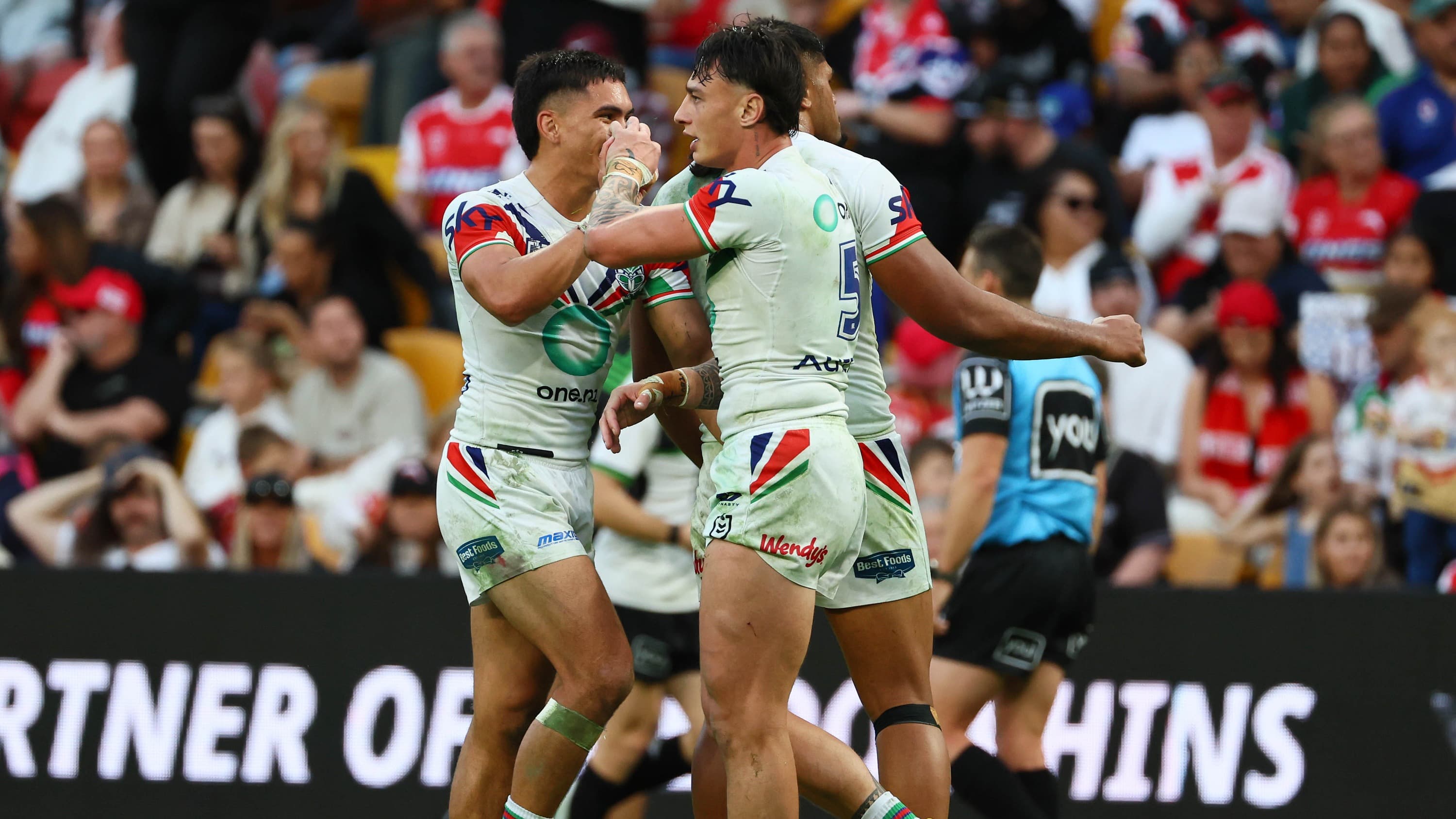 Warriors fullback battle brings best out of Nicoll-Klokstad and Tuaupiki