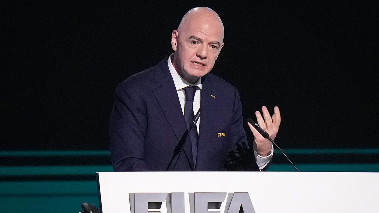 FIFA president Gianni Infantino reported to IOC