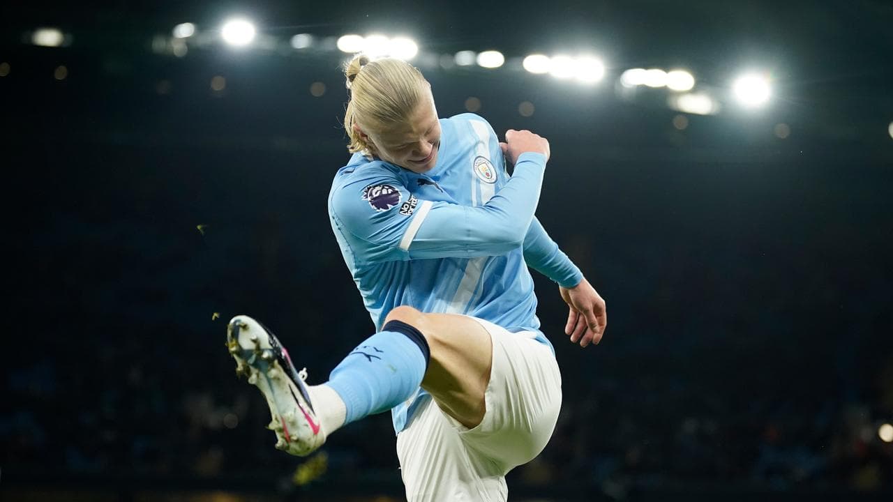 Goal machine Haaland eclipses Ronaldo in Man City romp