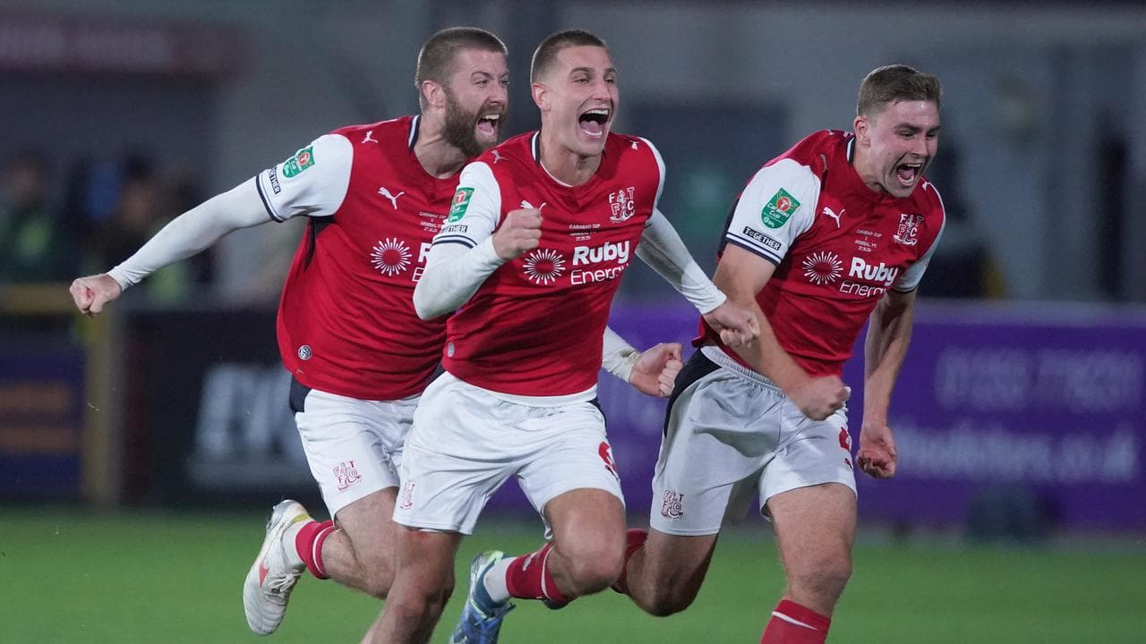 Arsenal outgunned by League Two English minnows