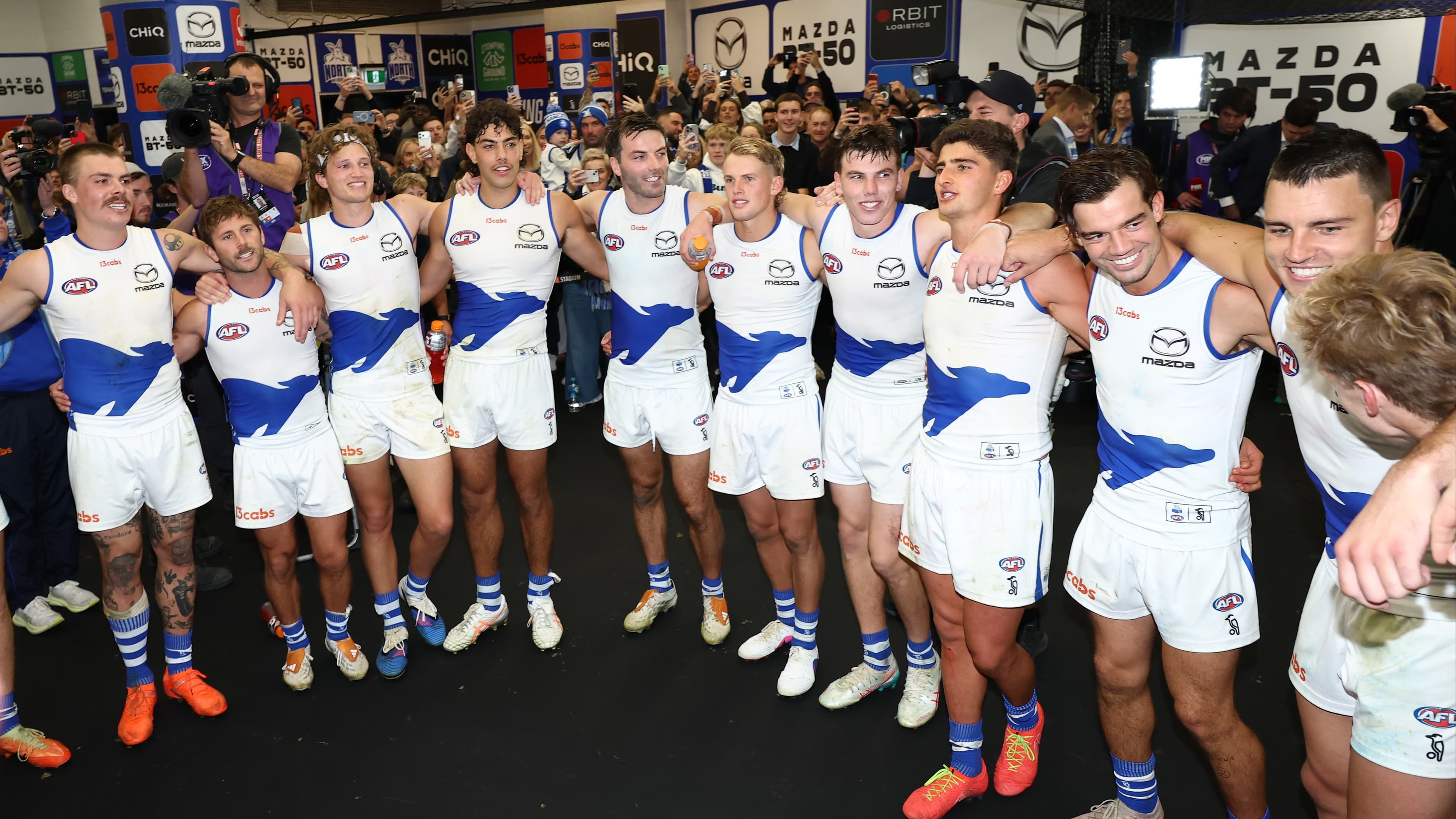 Huge positives: Cornes and King analyse North’s progress