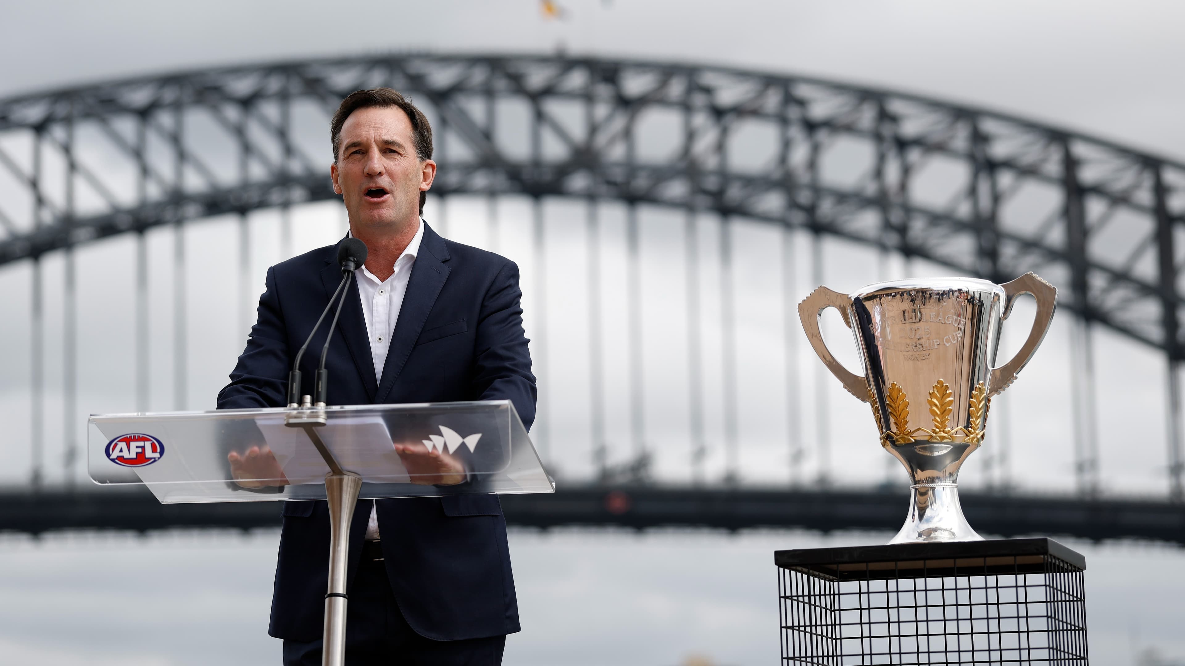 AFL CEO speaks on father-son picks, opening round, representative footy and more