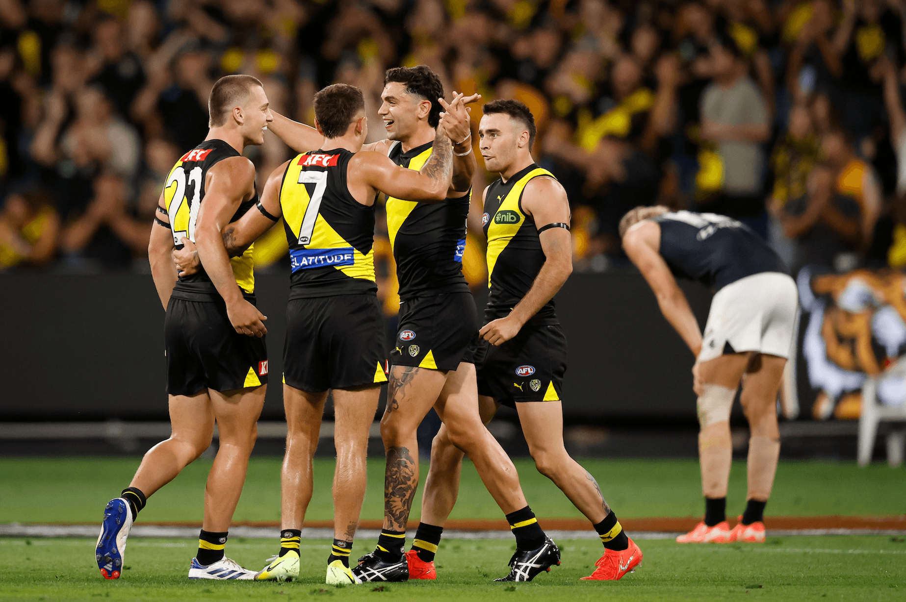 Richmond drifted to 60-1 during stunning Carlton upset