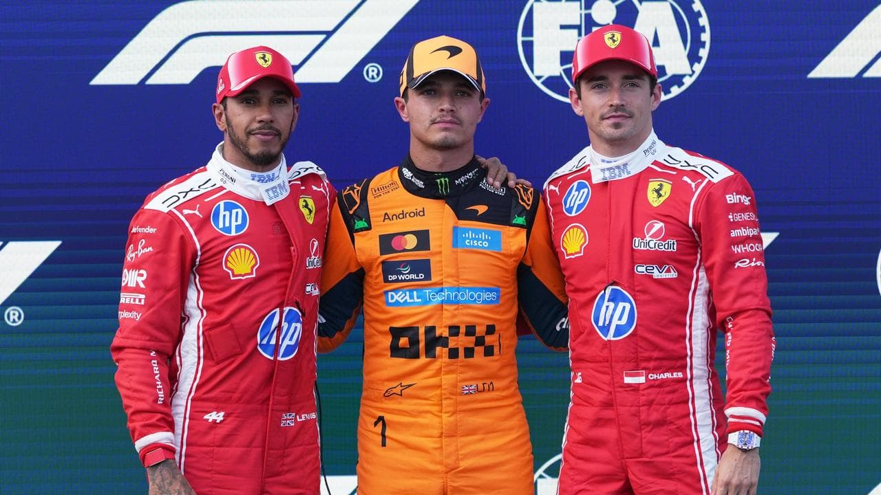 Norris on pole, Hamilton penalised for blocking, Lawson 11th