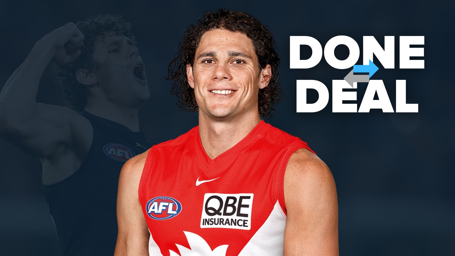 Done deal: Charlie Curnow officially a Swan