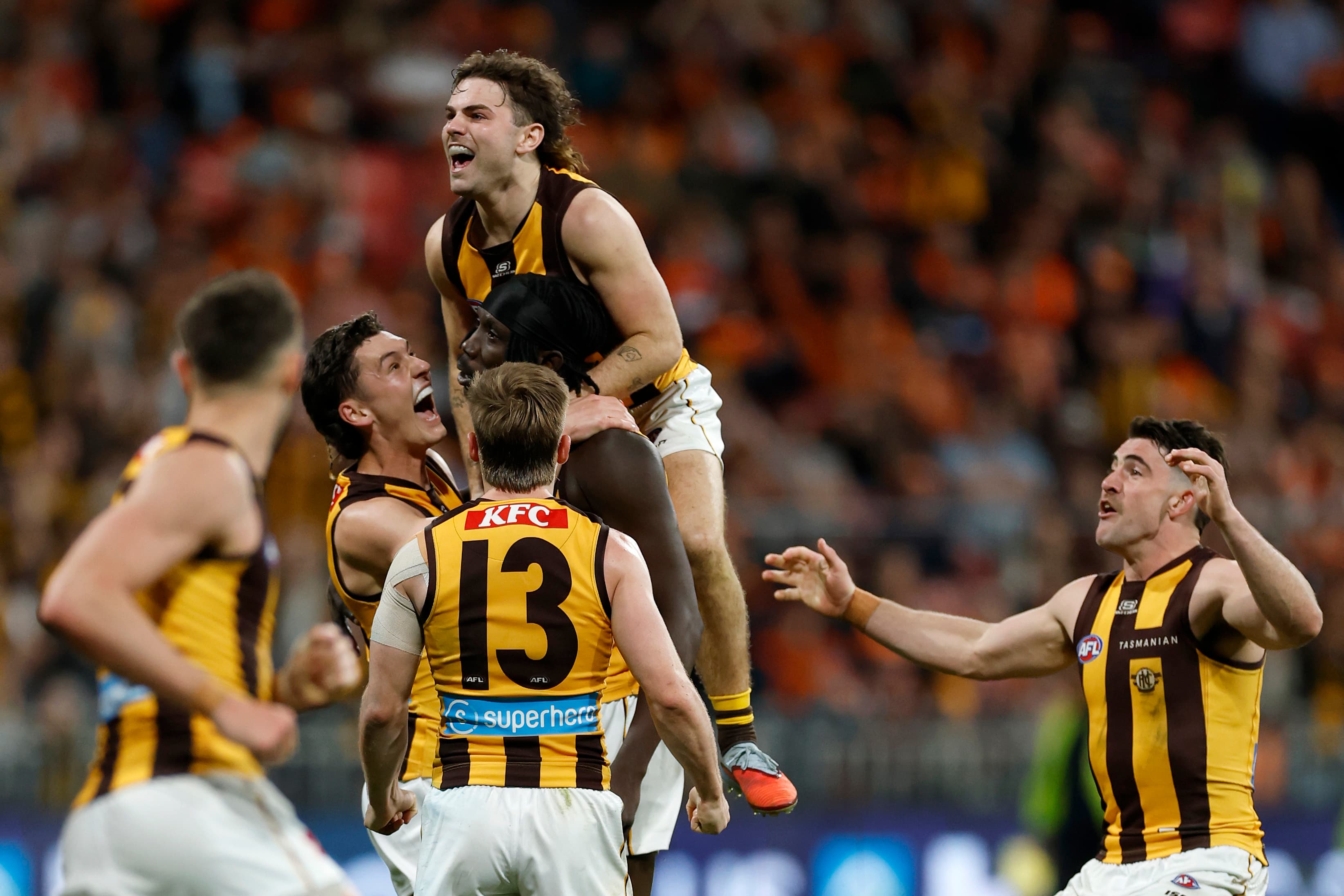 PLAYER RATINGS: Hawks survive late scare from the Giants