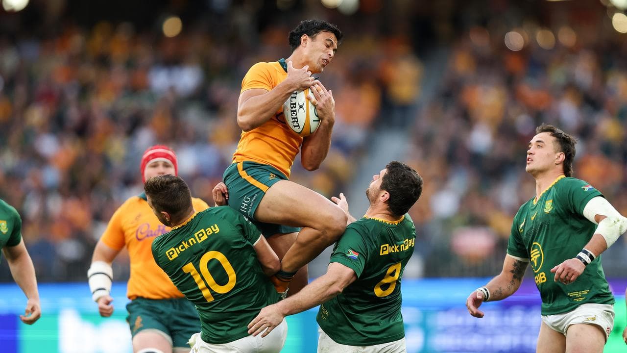 'So proud': Wallabies survive crazy, bizarre finish to upset Springboks