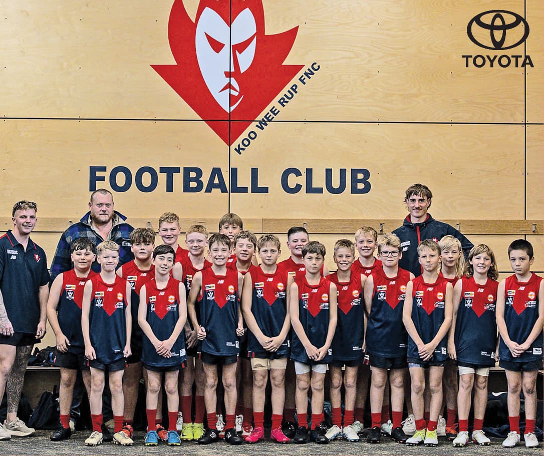 Koo Wee Rup Junior Football Club and Pakenham Toyota are Good For Footy