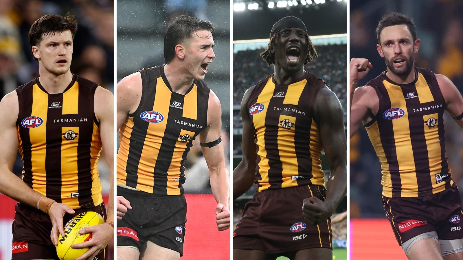 All four: Hawthorn set to debut unprecedented forward mix