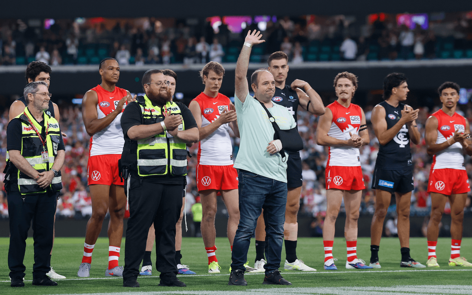 Pridham addresses controversy around Swans’ Bondi tribute