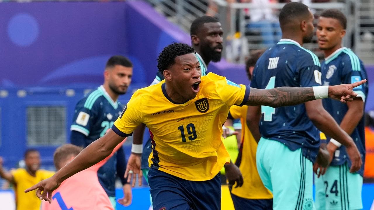 Ecuador stun Germany to progress in World Cup