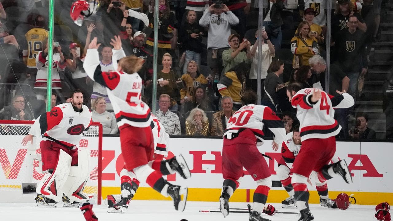 Hurricanes blank Golden Knights to claim Stanley Cup