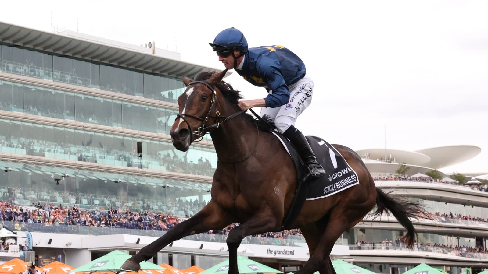 "What a filly!": Strictly Business claims Crown Oaks