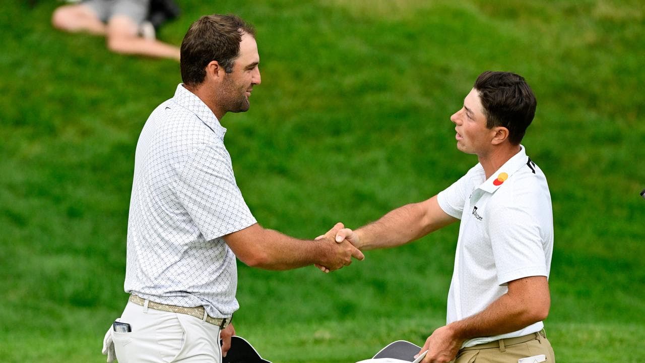 Hovland flips the script on Scheffler at PGA Tour event