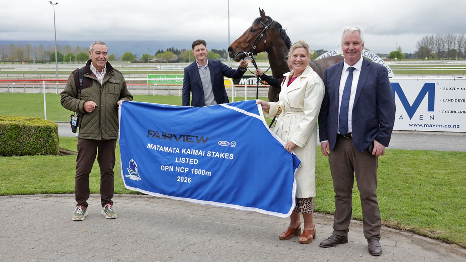 Astoria Brooke claims first stakes success at Matamata