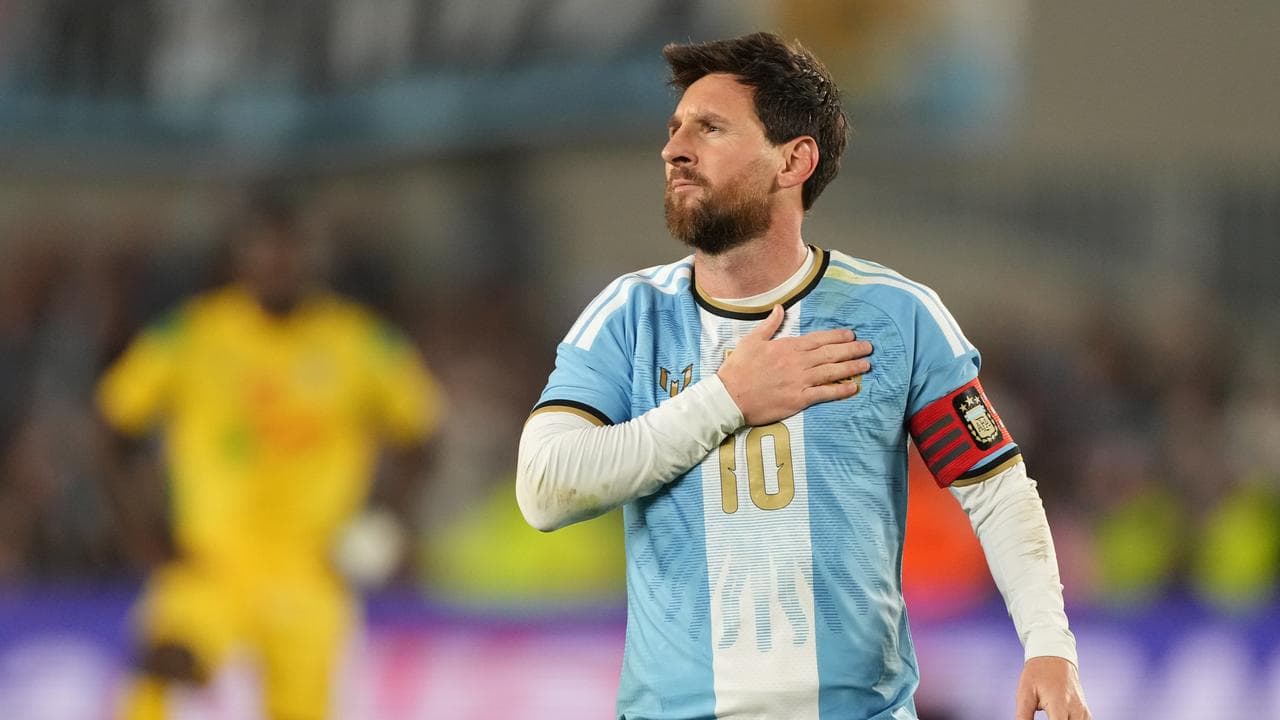 Messi bags goal, enjoys win in Argentina final bow
