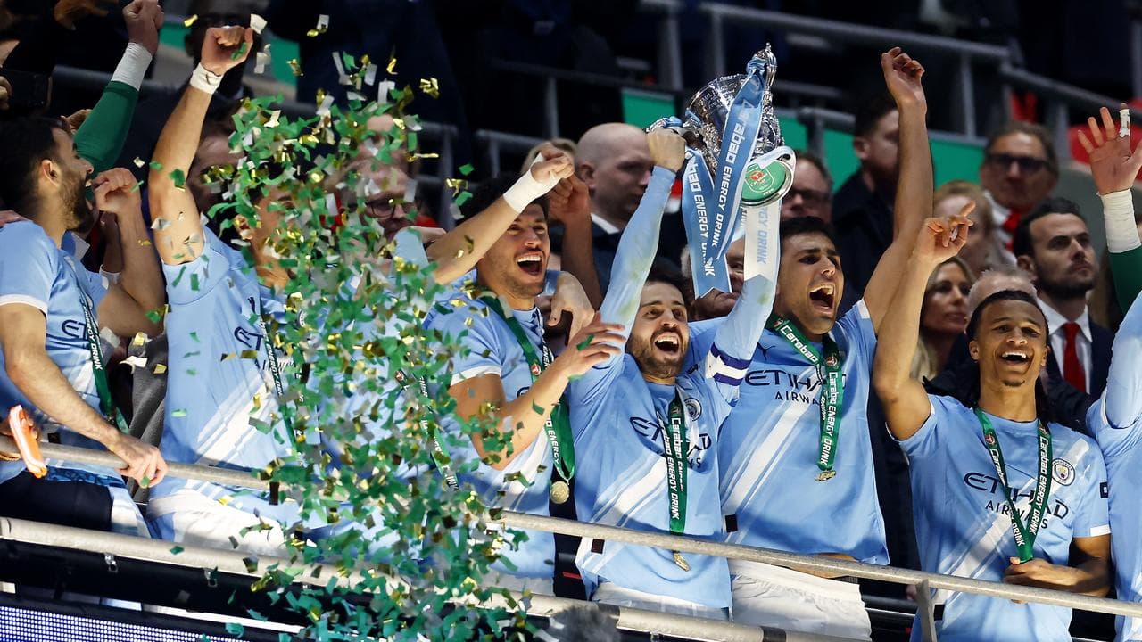 Man City sink Arsenal in League Cup final