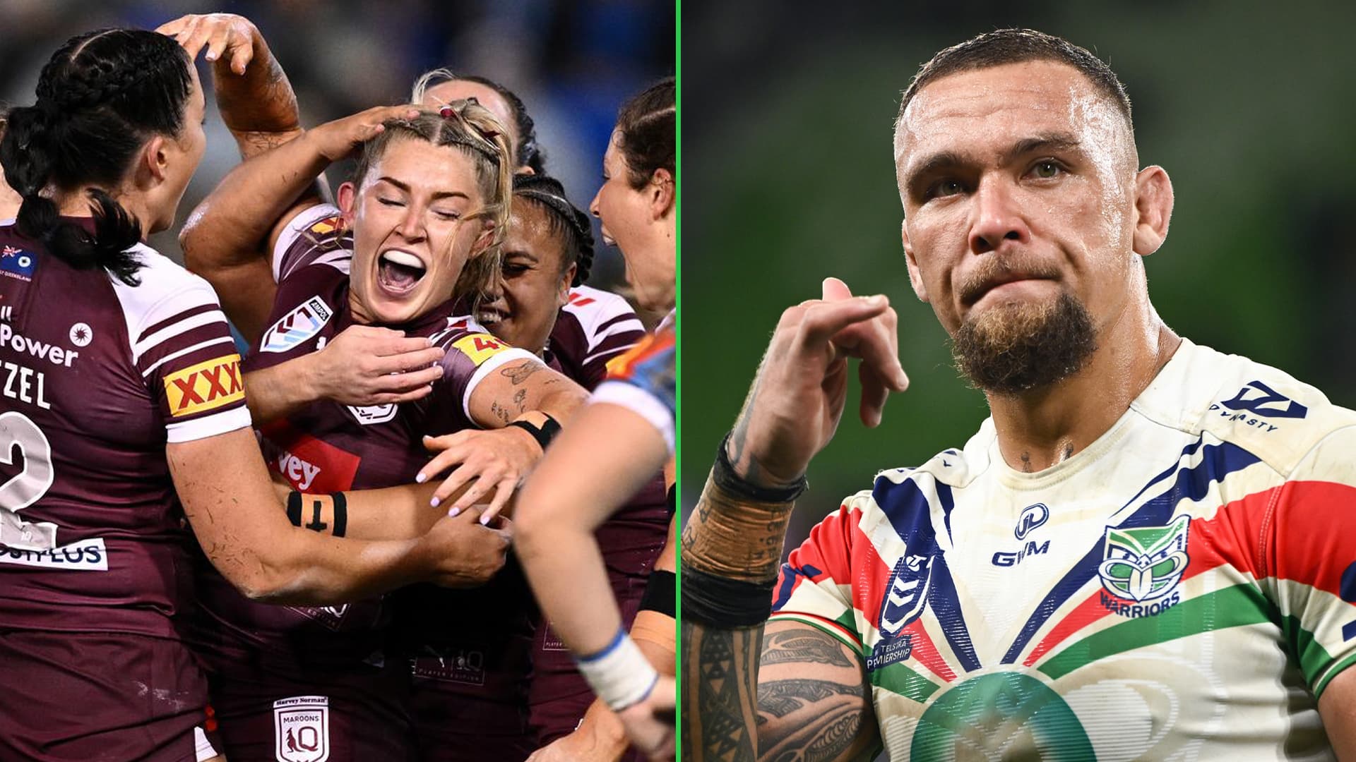 Live Sport Bible: Women's Origin, Warriors in Parramatta, EPL Matchweek 35