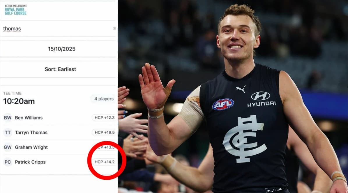 Cheeky Cripps sledge douses crazy Thomas-Blues link