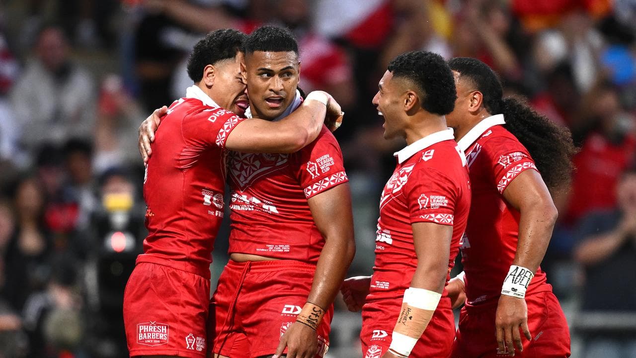 Tonga crush England in World Cup game of death