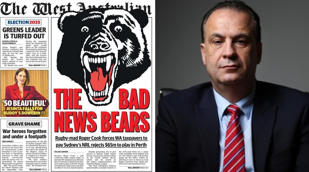 "Damning clickbait": Voss slams WA's reaction to Perth Bears