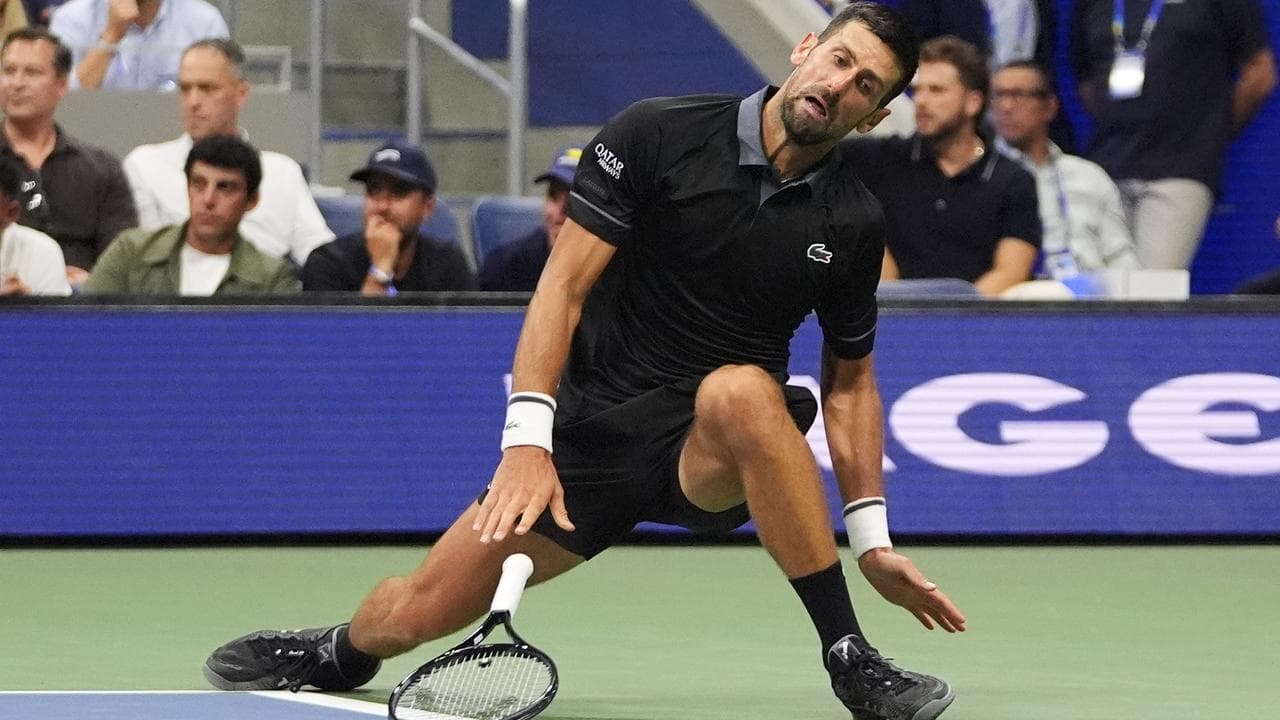 Gone on day one: ailing Djokovic crashes out of US Open