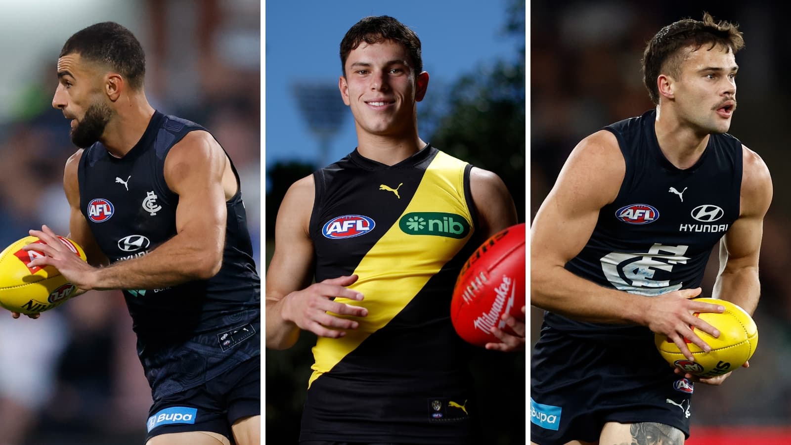 R1 TEAMS | Blues drop two, young Tiger to debut