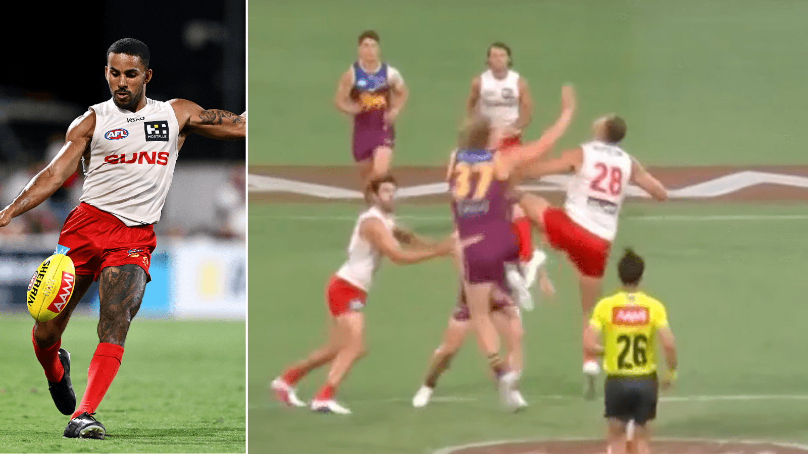 Swans ask the question of Gold Coast's red and white kit