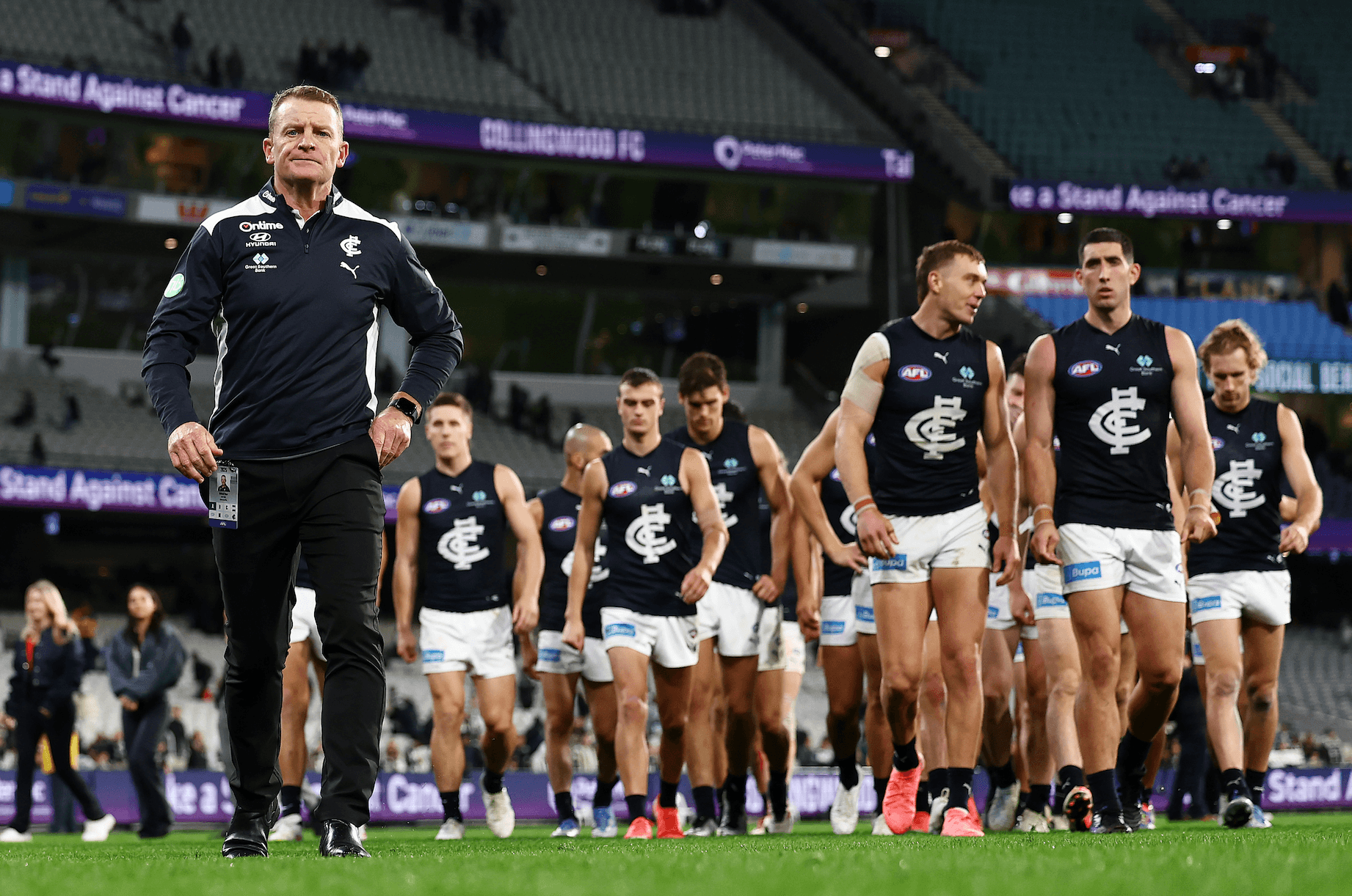 Commitment, desire and buy-in of Carlton’s senior players questioned