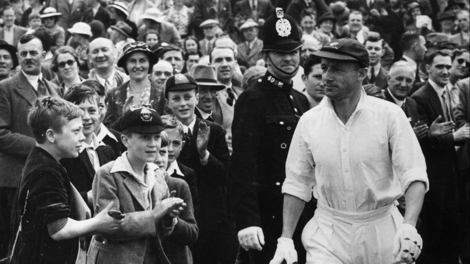 History up for grabs as Sir Donald Bradman's baggy green hits auction