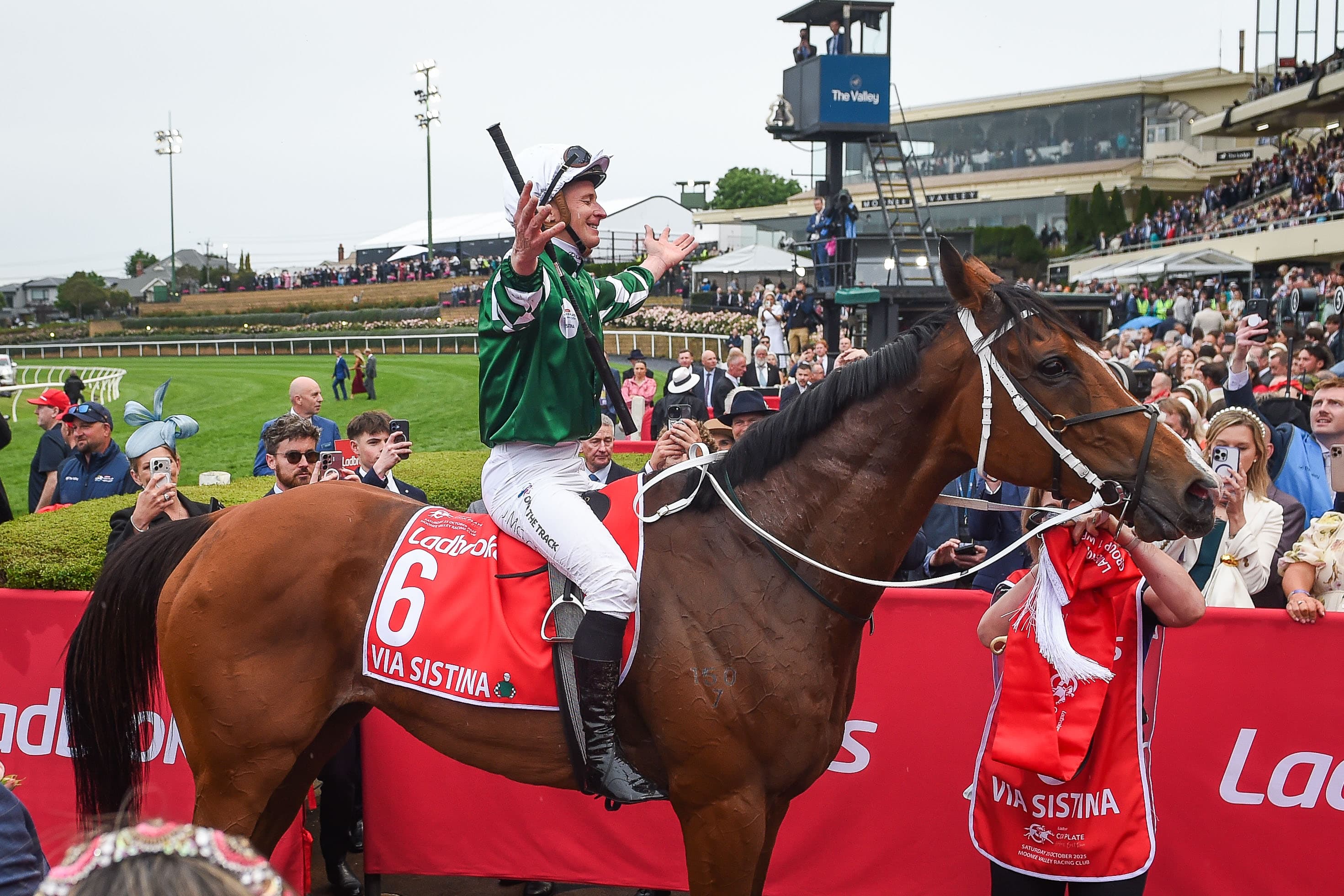 J Mac 'over the moon' following fourth straight Cox Plate win