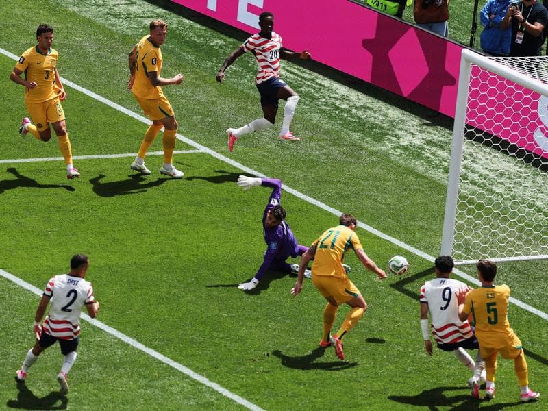 'Sluggish' Socceroos suffer brutal US loss at World Cup