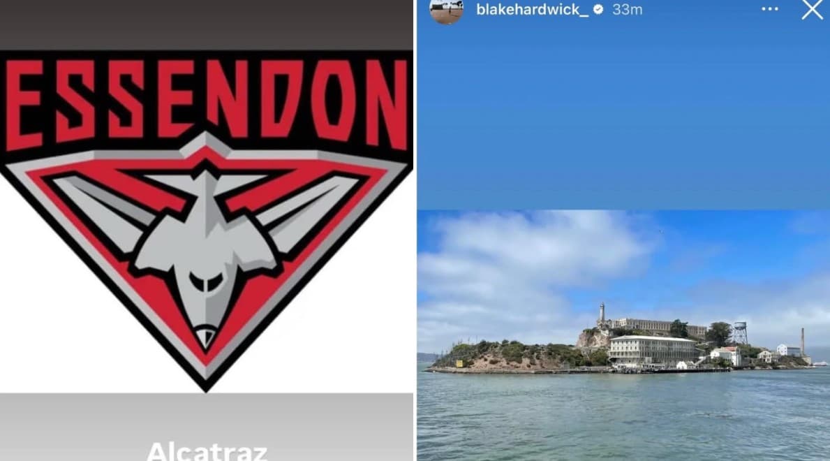 "Alcatraz": Hawks' Instagram sledge after failed trade