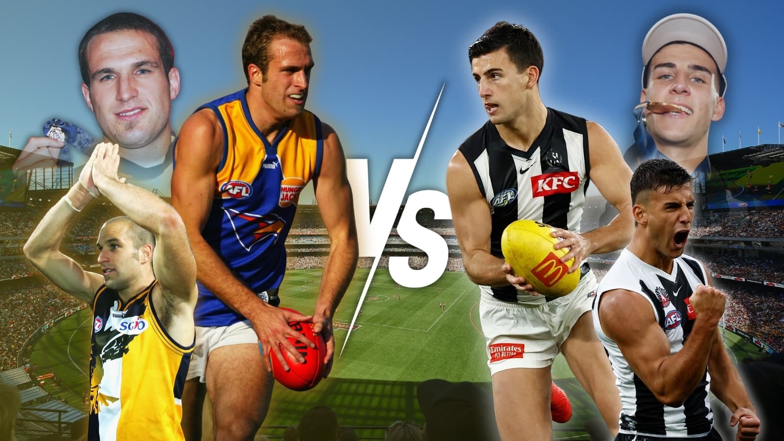 Judd v Daicos: Which superstar had a better 100 games?