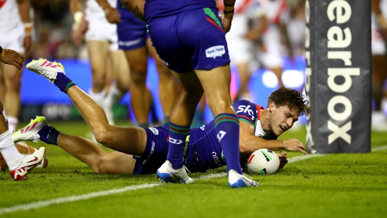 Metcalf sinks Dragons to put Warriors in NRL top two